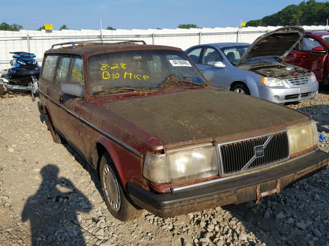 YV1AA8853M1893095 - 1991 VOLVO 240 BASE RED photo 9