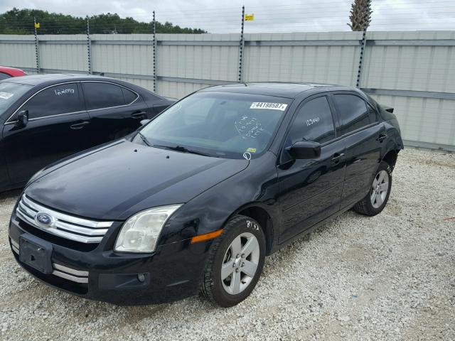 3FAHP07186R215802 - 2006 FORD FUSION BLACK photo 2