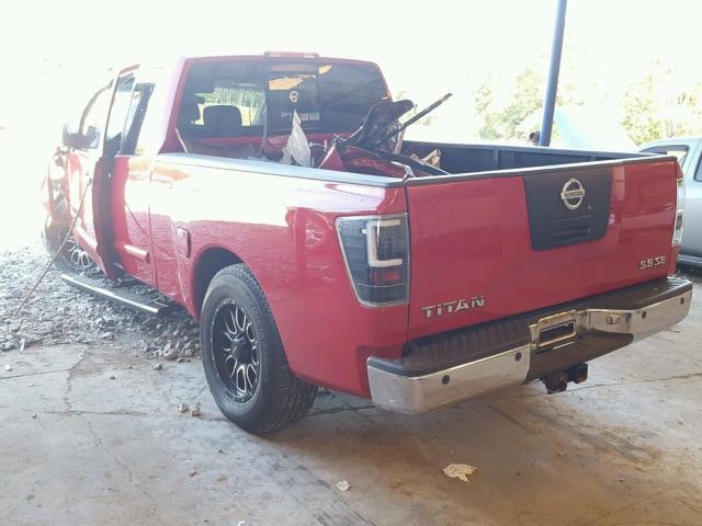 1N6BA06A85N517740 - 2005 NISSAN TITAN RED photo 3