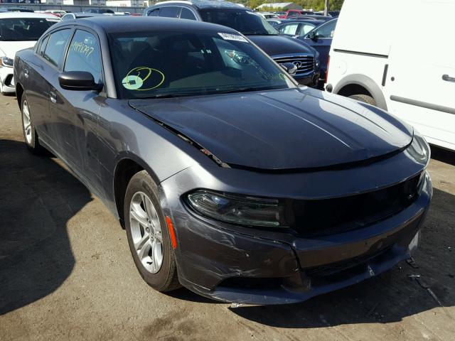 2C3CDXBG5GH173916 - 2016 DODGE CHARGER GRAY photo 1