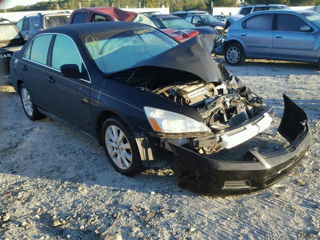 1HGCM66467A054746 - 2007 HONDA ACCORD BLACK photo 1