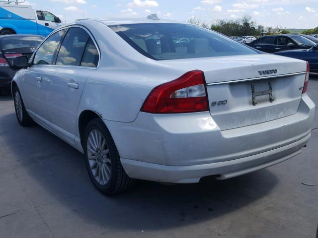 YV1AS982081075144 - 2008 VOLVO S80 3.2 WHITE photo 3