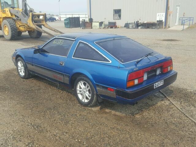 JN1HZ16SXFX049314 - 1985 NISSAN 300ZX 2+2 BLUE photo 3