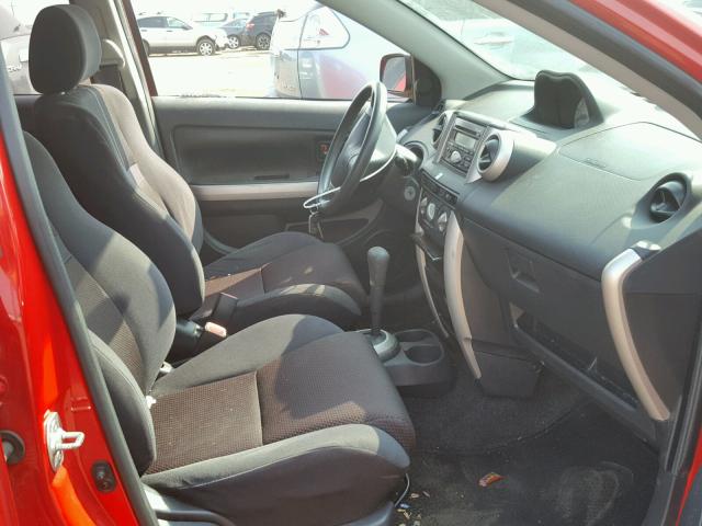 JTKKT624350093700 - 2005 TOYOTA SCION XA წითელი ფოტო 5