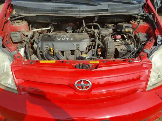 JTKKT624350093700 - 2005 TOYOTA SCION XA წითელი ფოტო 7