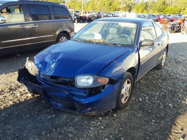 1G1JC12F947348727 - 2004 CHEVROLET CAVALIER BLUE photo 2