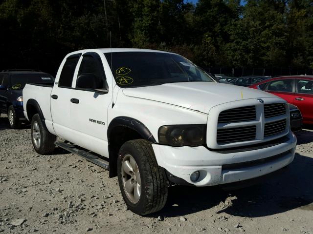 1D7HU18Z52J199937 - 2002 DODGE RAM 1500 WHITE photo 1