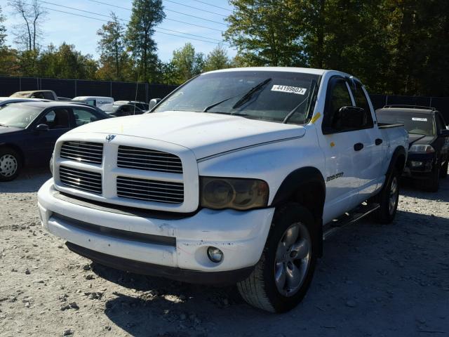 1D7HU18Z52J199937 - 2002 DODGE RAM 1500 WHITE photo 2