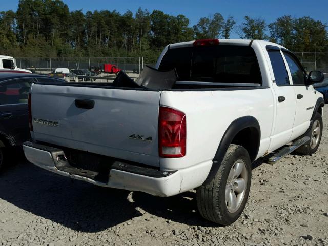 1D7HU18Z52J199937 - 2002 DODGE RAM 1500 WHITE photo 4