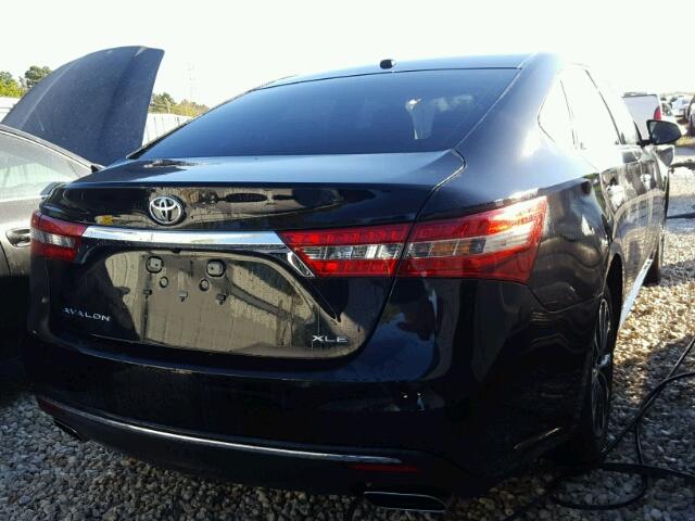 4T1BK1EBXGU228458 - 2016 TOYOTA AVALON XLE BLACK photo 4