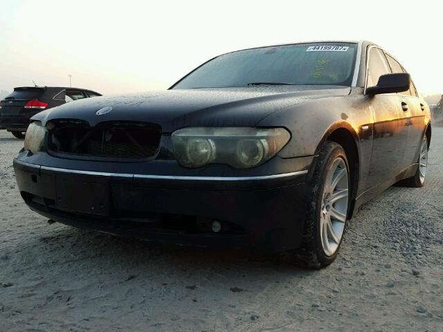 WBAGN63413DS43022 - 2003 BMW 745 BLUE photo 2