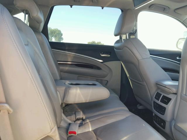 5FRYD3H85EB012526 - 2014 ACURA MDX ADVANC BLUE photo 6
