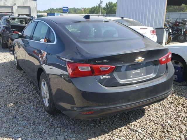 1G1ZB5ST5HF183371 - 2017 CHEVROLET MALIBU LS ნაცრისფერი ფოტო 3