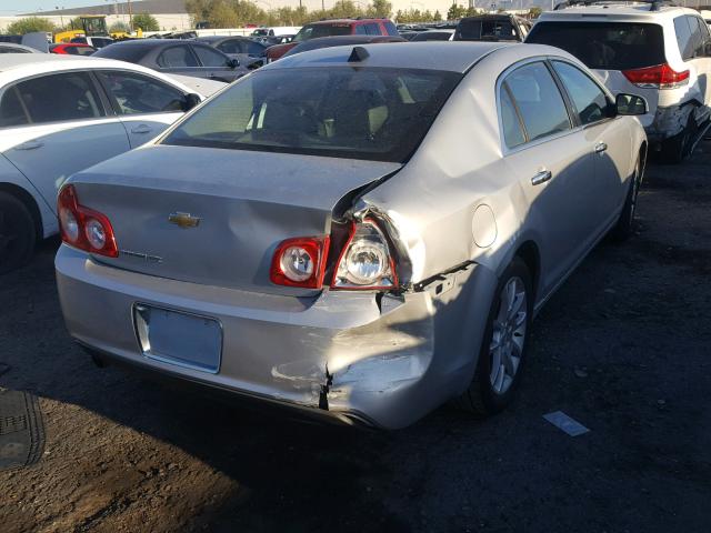 1G1ZE5E09CF314190 - 2012 CHEVROLET MALIBU LTZ 银色 照片 4