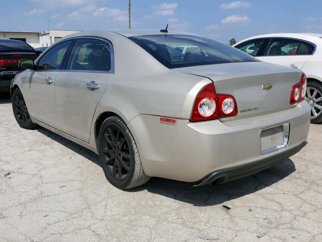 1G1ZE5EB2AF135732 - 2010 CHEVROLET MALIBU LTZ ოქროსფერი ფოტო 3