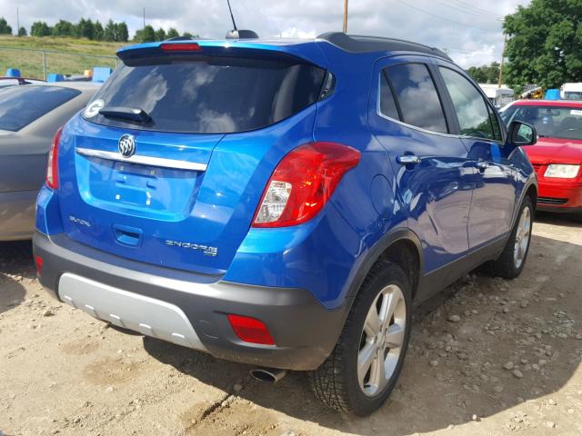 KL4CJFSB6FB127726 - 2015 BUICK ENCORE CON BLUE photo 4