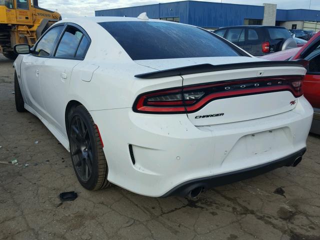 2C3CDXGJ4HH600394 - 2017 DODGE CHARGER R/ WHITE photo 3