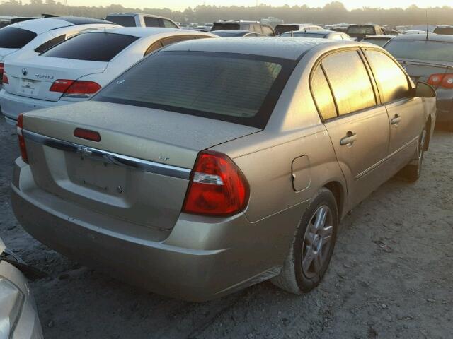 1G1ZT51F26F249140 - 2006 CHEVROLET MALIBU LT GOLD photo 4