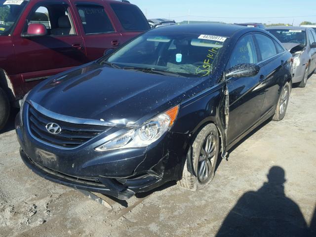 5NPEB4AC7BH224226 - 2011 HYUNDAI SONATA GLS BLACK photo 2