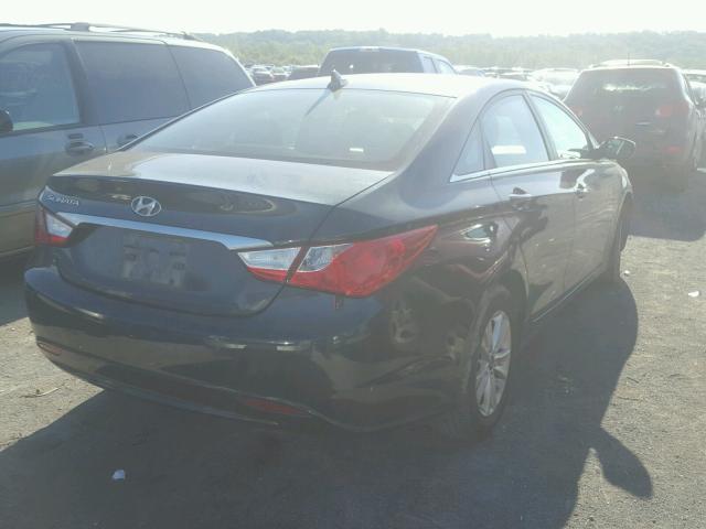 5NPEB4AC7BH224226 - 2011 HYUNDAI SONATA GLS BLACK photo 4