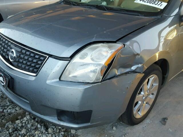 3N1AB61E87L610935 - 2007 NISSAN SENTRA GRAY photo 9