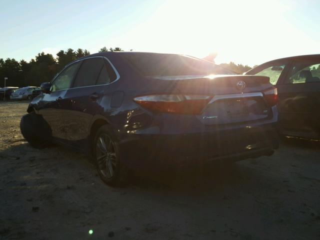 4T1BF1FK0FU922741 - 2015 TOYOTA CAMRY LE ლურჯი ფოტო 3