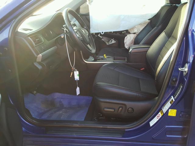 4T1BF1FK0FU922741 - 2015 TOYOTA CAMRY LE ლურჯი ფოტო 5