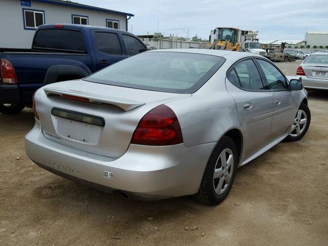 2G2WP552361259158 - 2006 PONTIAC GRAND PRIX Сріблястий фото 4
