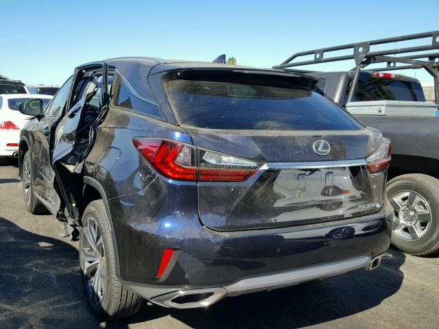 2T2ZZMCA1HC053005 - 2017 LEXUS RX 350 BLUE photo 3