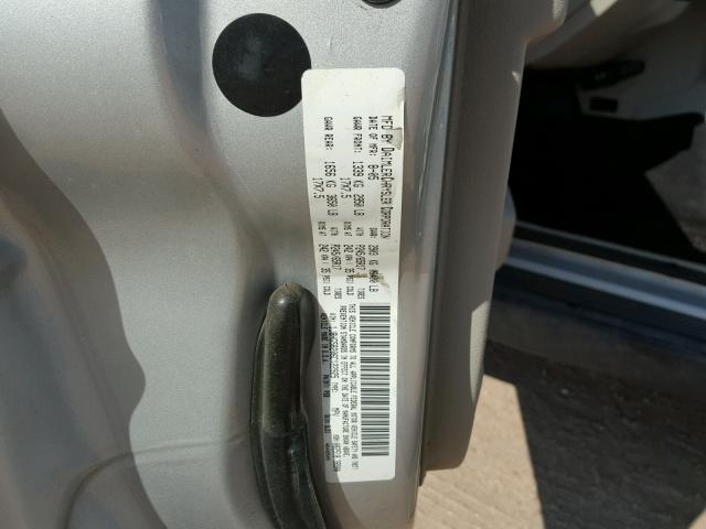 1J8HG58206C122925 - 2006 JEEP COMMANDER Gümüş foto 10