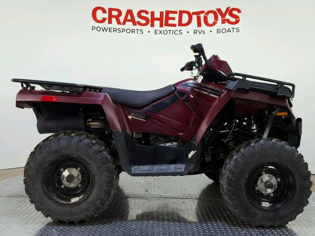 4XASEG502HA644690 - 2017 POLARIS SPORTSMAN MAROON photo 1