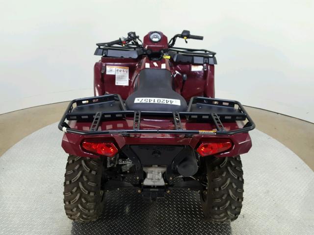 4XASEG502HA644690 - 2017 POLARIS SPORTSMAN MAROON photo 9