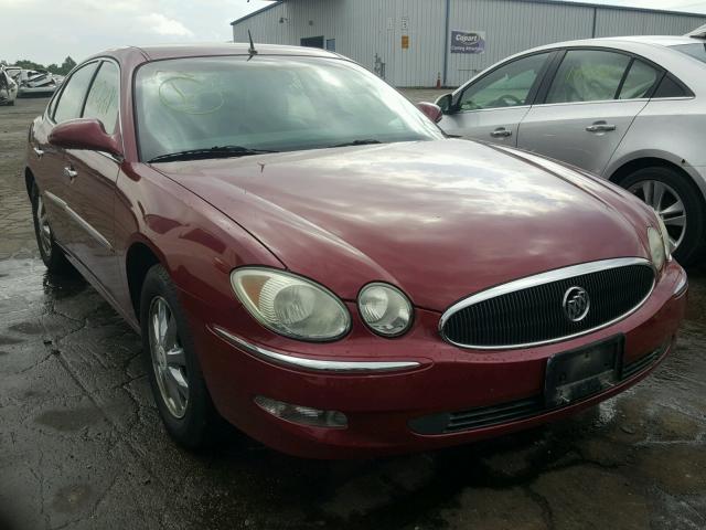 2G4WD532951200083 - 2005 BUICK LACROSSE C MAROON photo 1