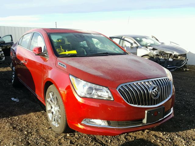 1G4GB5G37EF274379 - 2014 BUICK LACROSSE RED photo 1