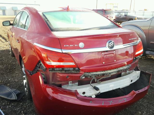 1G4GB5G37EF274379 - 2014 BUICK LACROSSE RED photo 3