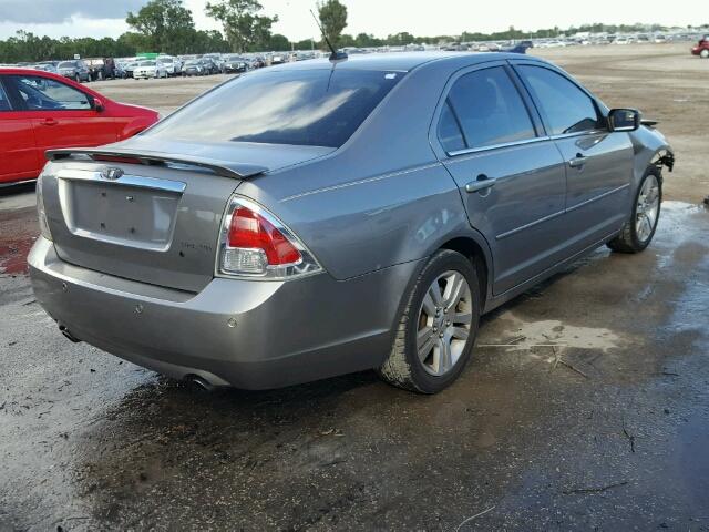 3FAHP08108R264476 - 2008 FORD FUSION SEL SILVER photo 4