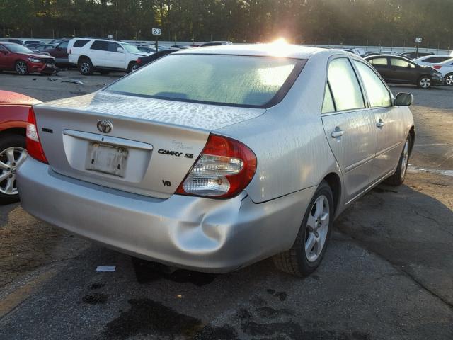 4T1BA32K04U505214 - 2004 TOYOTA CAMRY SILVER photo 4