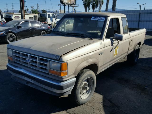 1FTCR15T7KPA32062 - 1989 FORD RANGER SUP BEIGE photo 2