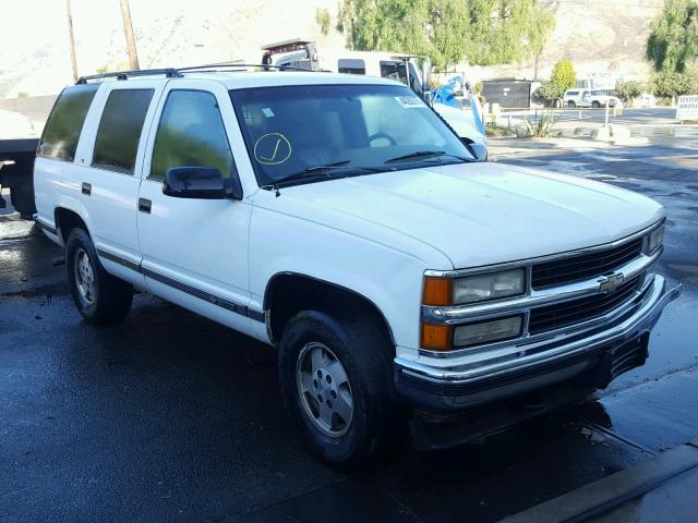 1GNEK13K8SJ371432 - 1995 CHEVROLET TAHOE K150 WHITE photo 1