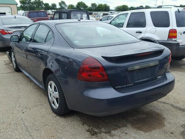2G2WP552881125507 - 2008 PONTIAC GRAND PRIX GRAY photo 3