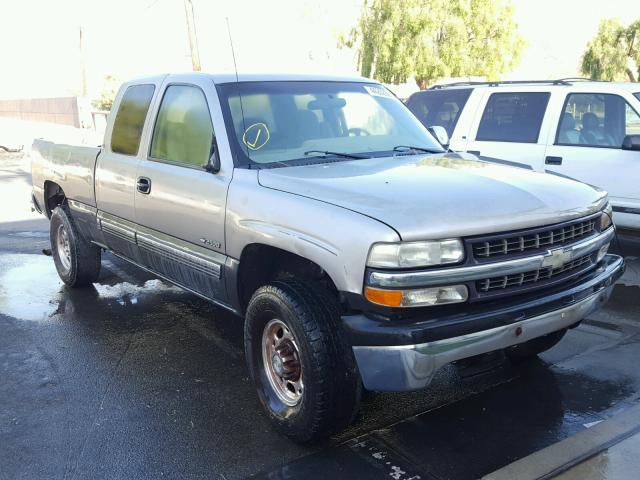 1GCGK29U9YE303156 - 2000 CHEVROLET SILVERADO GRAY photo 1