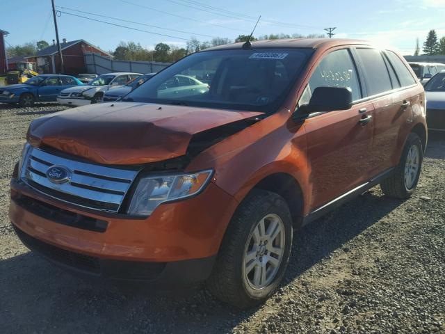 2FMDK36C37BB22273 - 2007 FORD EDGE SE ORANGE photo 2