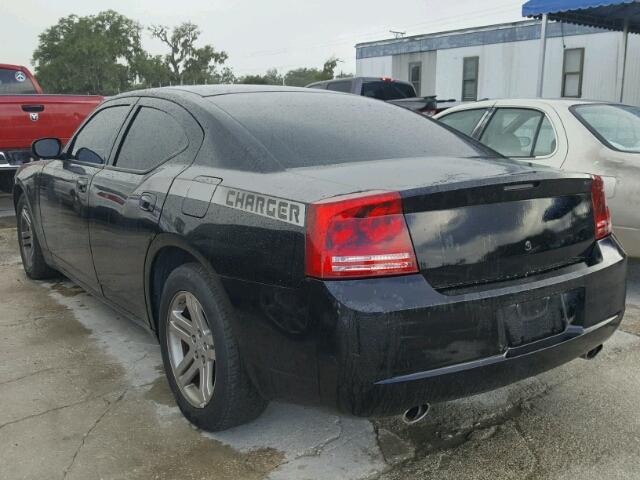 2B3LA53H66H312614 - 2006 DODGE CHARGER R/ BLACK photo 3