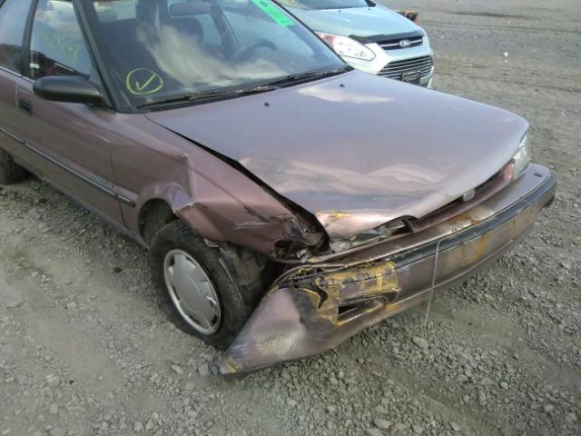 1Y1SK5461NZ046708 - 1992 GEO PRIZM BASE 棕色 照片 9