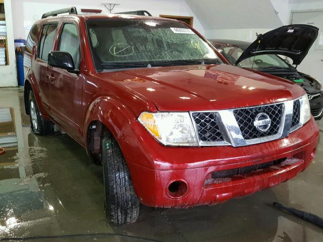 5N1AR18W86C607663 - 2006 NISSAN PATHFINDER MAROON photo 1