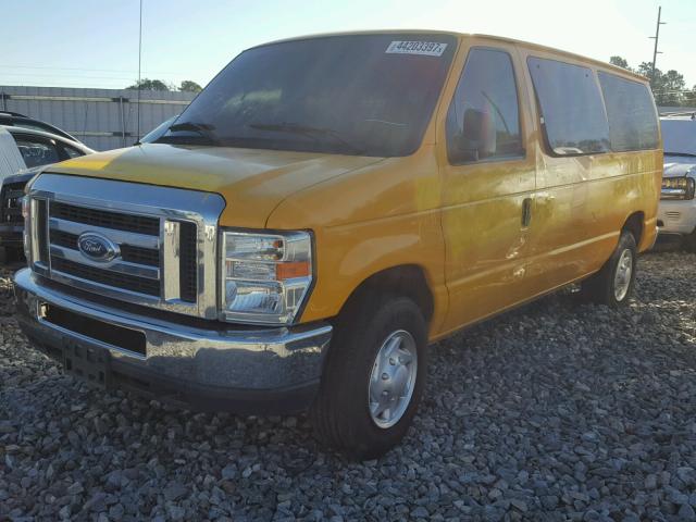 1FTNE2EL6BDA95536 - 2011 FORD ECONOLINE YELLOW photo 2