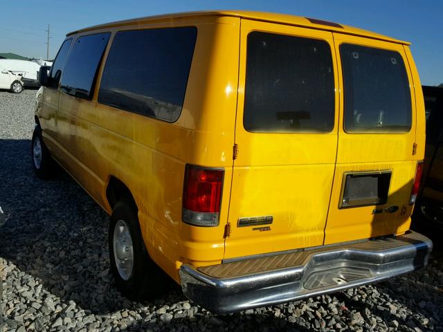 1FTNE2EL6BDA95536 - 2011 FORD ECONOLINE YELLOW photo 3