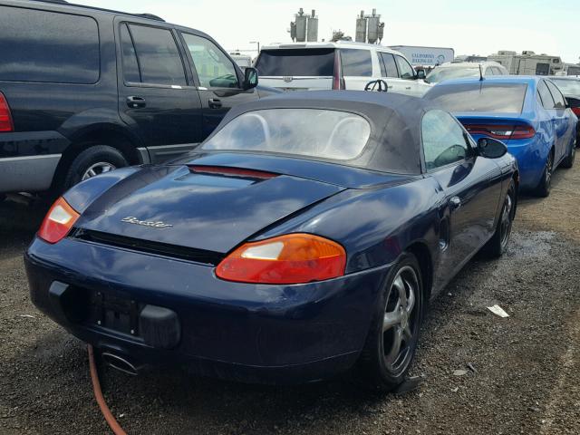 WP0CA2982WS620229 - 1998 PORSCHE BOXSTER BLUE photo 4