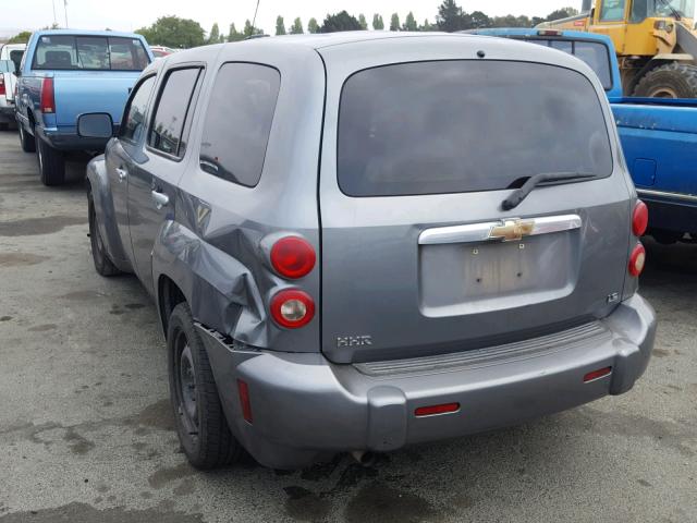 3GNDA13D66S677033 - 2006 CHEVROLET HHR LS ნაცრისფერი ფოტო 3