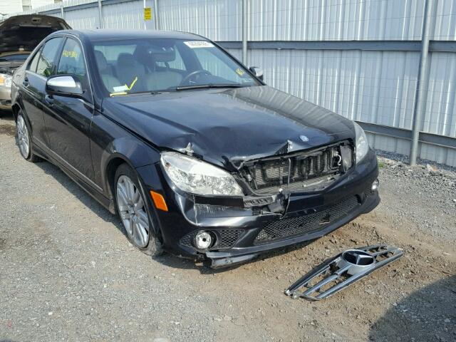 WDDGF81X09F224117 - 2009 MERCEDES-BENZ C 300 4MAT BLACK photo 1